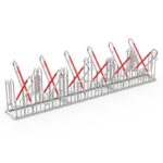 Bike Rack Premium R45WD for 12 Bikes