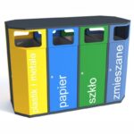 Recycling Bin RB70 Double-Sided