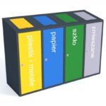 Slanted Recycling Bin RB70