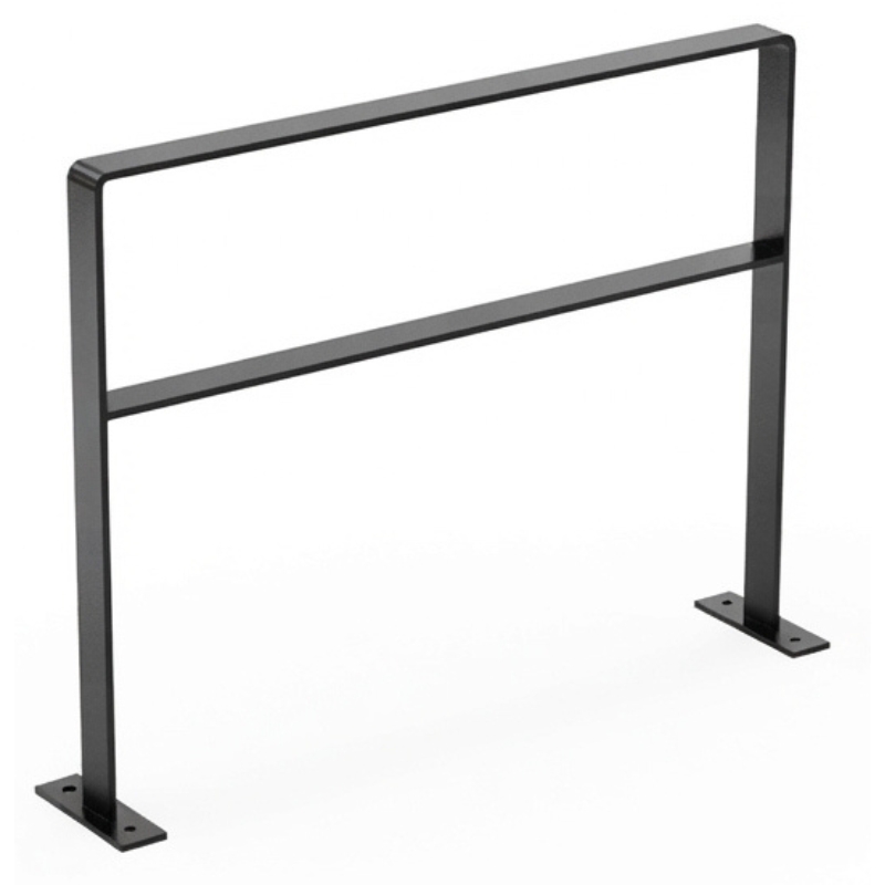 Bike Rack Economy R96 for 2 bikes with Crossbar - Floor Mounted, RAL